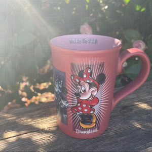 𝅺DISNEY Minnie Mouse Official Disneyland Pink Mug